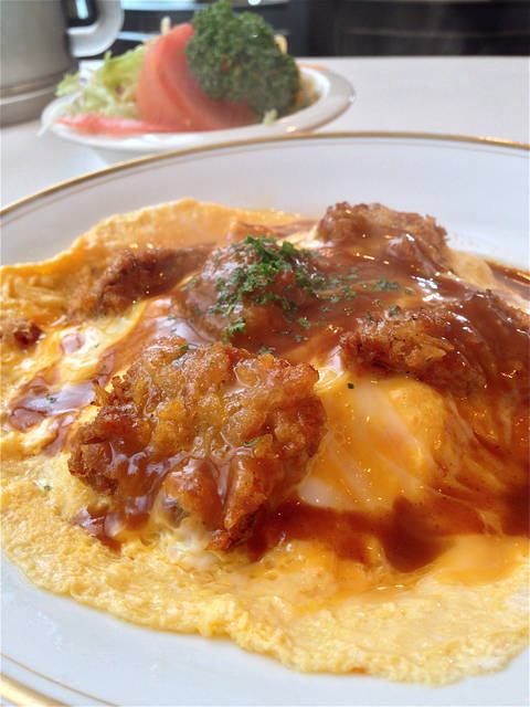 のらくろ流「トルコライス」はとても優しいレディース仕様♡【下鴨洋食