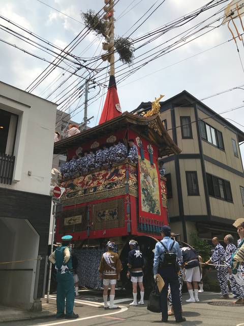 祇園祭前祭】ド迫力の山鉾巡行！ラストスパート！！細い新町通りを巨大