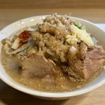 【京都新店】"地球規模"出身、二郎系の新星「ラーメン また此方で」が西大路に！