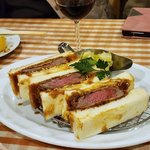 【京都】伏見桃山の良き洋食店！大充実の牛カツサンドとカキフライ「コートレット」