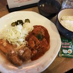 【京都ランチ】京都駅前の老舗洋食！昭和懐かしいふりかけ付お得メニューは土曜日も「七番館」
