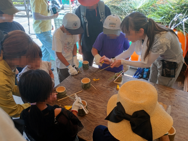 箸も器もみんなで手作り